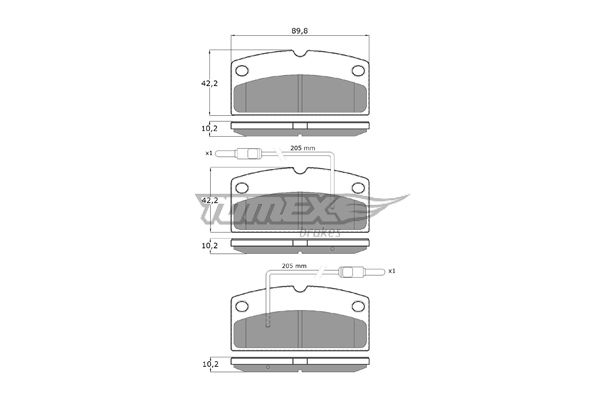 TOMEX BRAKES Jarrupala, levyjarru TX 18-82